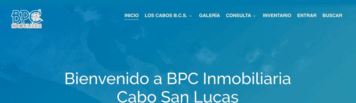 Diseño y Desarrollo Web BPC Inmobiliaria