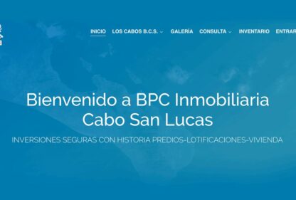 Diseño y Desarrollo Web BPC Inmobiliaria