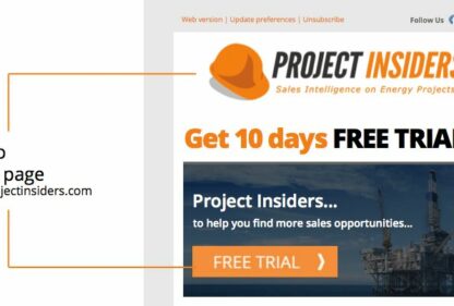 Diseño Email Marketing para Project Insiders