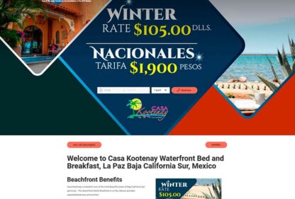 Hotel Casa Kootenay Bed and Breakfast La Paz, Baja California Sur, México